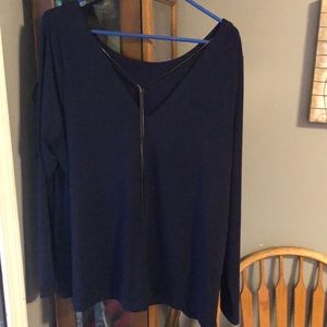 New with tags purple Lane Bryant blouse.